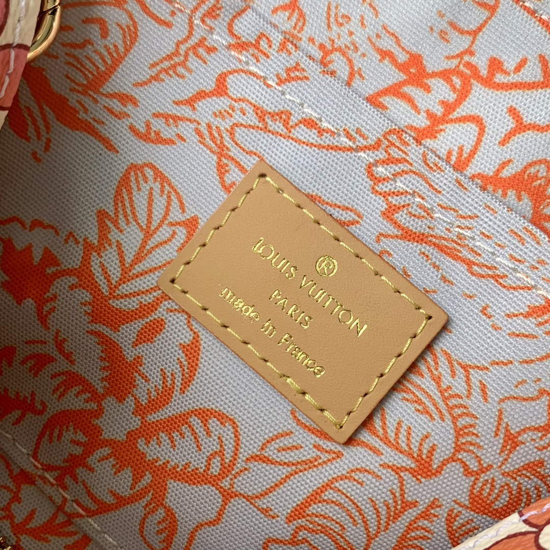 LV M25318 Louis Vuitton OnTheGo East West Handbag Coral