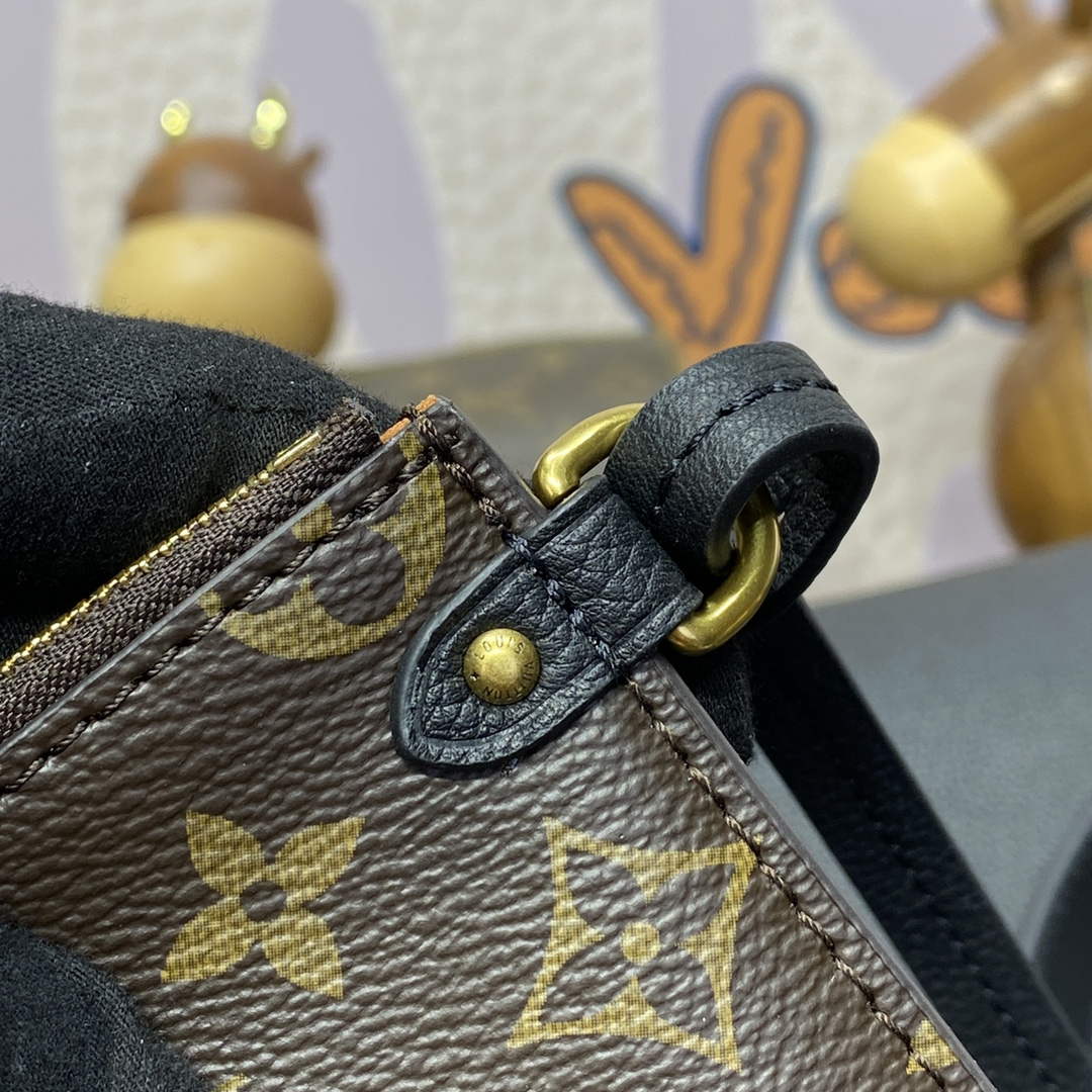 LV M25341 Louis Vuitton Low Key Cabas MM Bag Black - Default Title - View 12