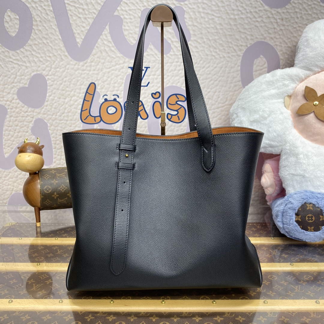 LV M25341 Louis Vuitton Low Key Cabas MM Bag Black - Default Title - View 2