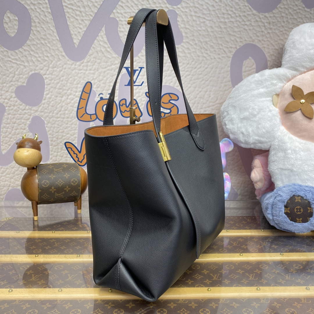 LV M25341 Louis Vuitton Low Key Cabas MM Bag Black - Default Title - View 3