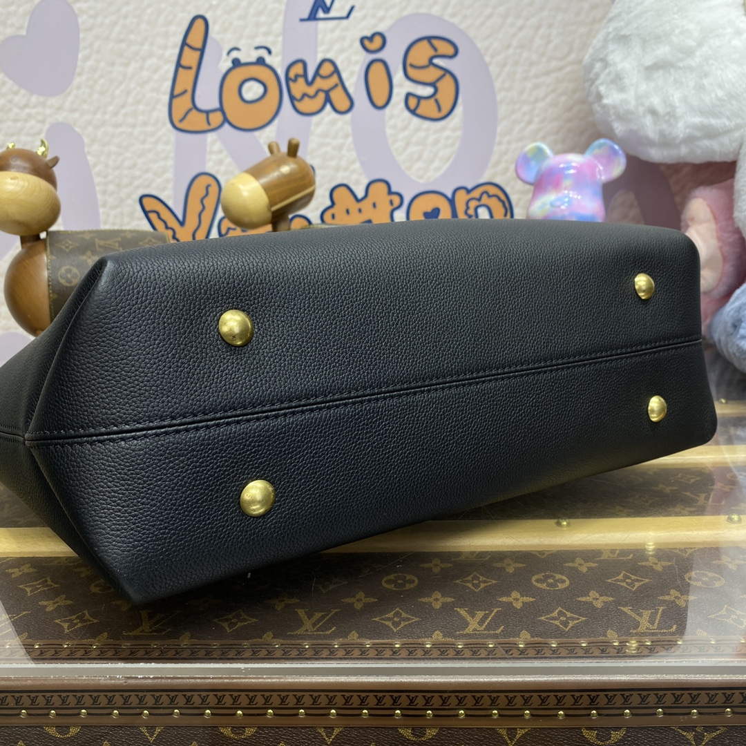 LV M25341 Louis Vuitton Low Key Cabas MM Bag Black - Default Title - View 4