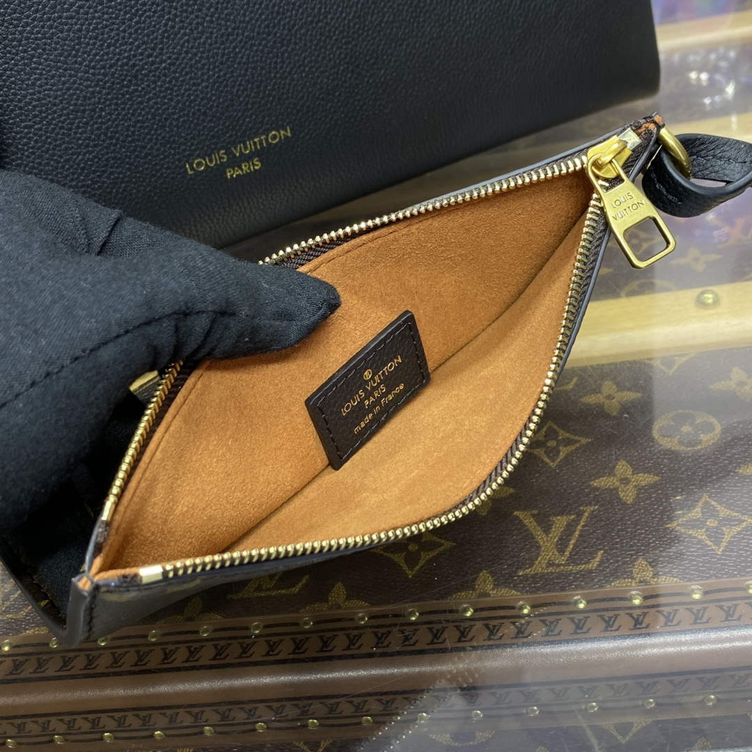 LV M25341 Louis Vuitton Low Key Cabas MM Bag Black - Default Title - View 9