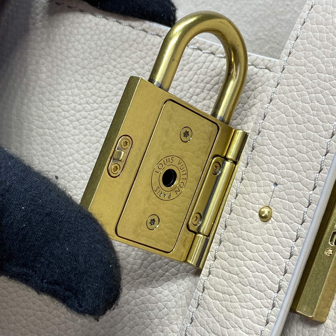 LV M25341 Louis Vuitton Low Key Cabas MM Bag off white