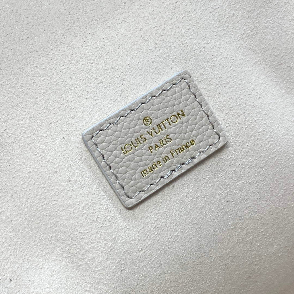 LV M25341 Louis Vuitton Low Key Cabas MM Bag off white
