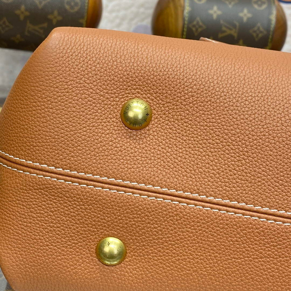 LV M25342 Louis Vuitton Low Key Cabas MM Bag Cognac Brown