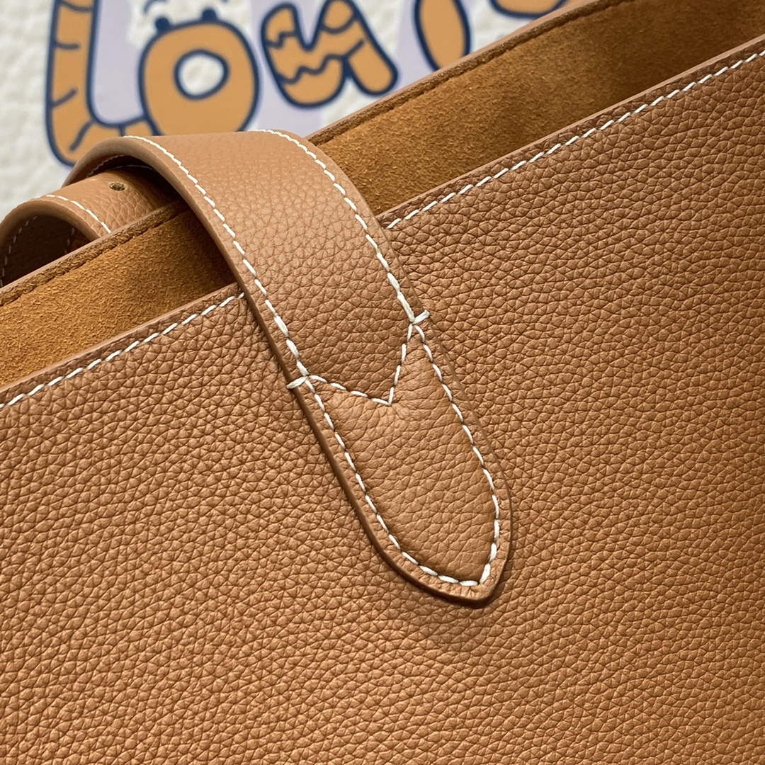 LV M25342 Louis Vuitton Low Key Cabas MM Bag Cognac Brown - Default Title - View 14