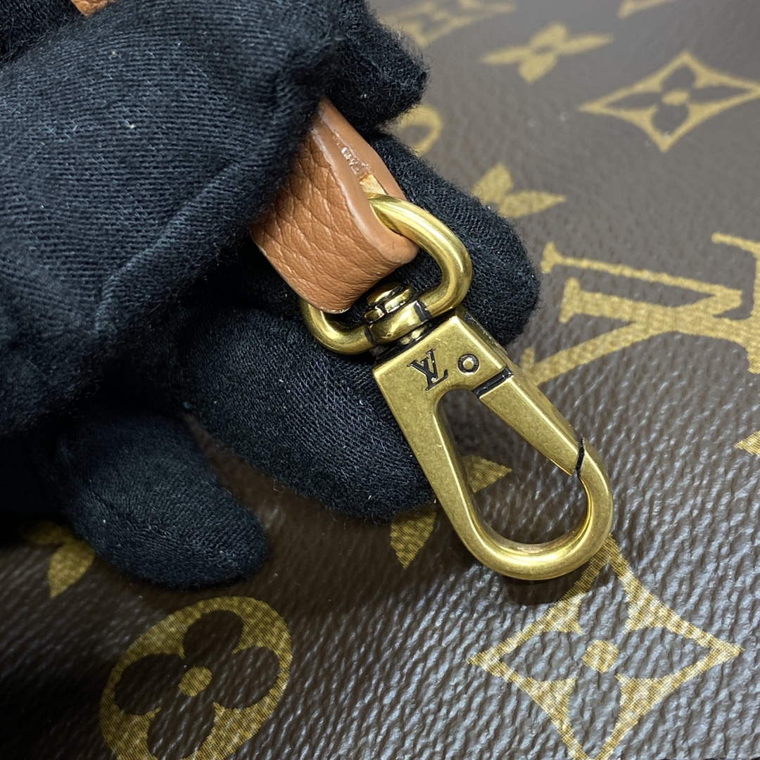 LV M25342 Louis Vuitton Low Key Cabas MM Bag Cognac Brown