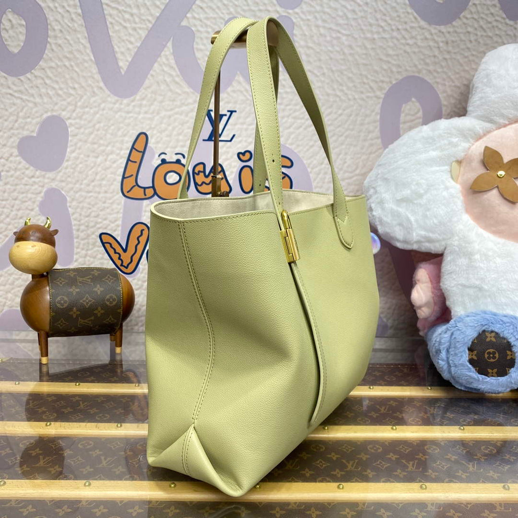 LV M25343 Louis Vuitton Low Key Cabas MM Bag Clay Green