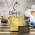 LV M25353 Louis Vuitton Low Key Hobo PM Bag Apricot Yellow - Default Title - View 1