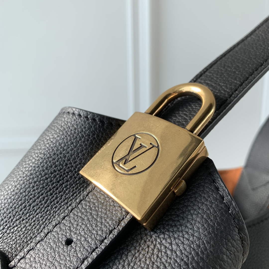 LV M25352 Louis Vuitton Low Key Hobo PM Bag Black