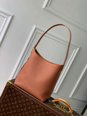 LV M25354 Louis Vuitton Low Key Hobo PM Bag Cognac - Default Title - View 1