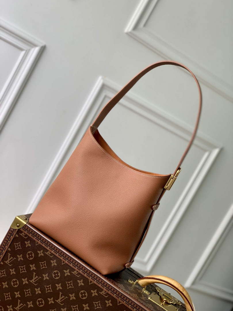 LV M25354 Louis Vuitton Low Key Hobo PM Bag Cognac - Default Title - View 3