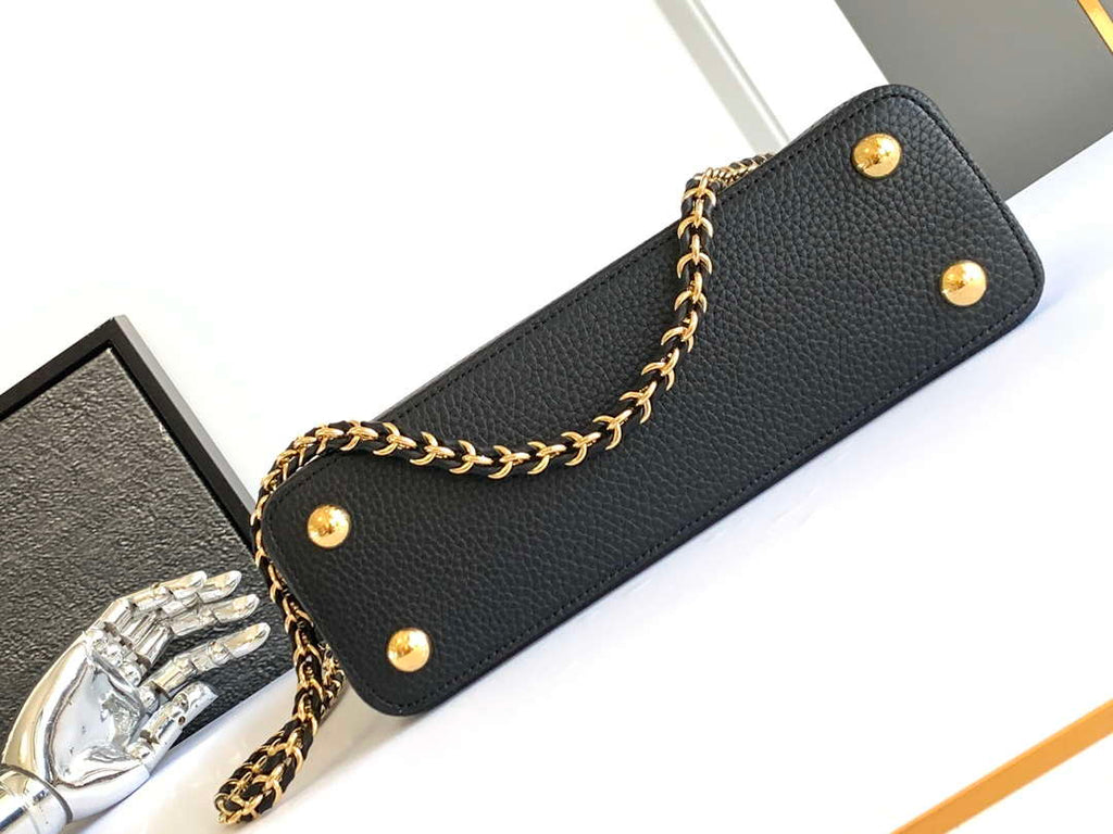 LV M25404 Louis Vuitton Capucines BB Bag Black
