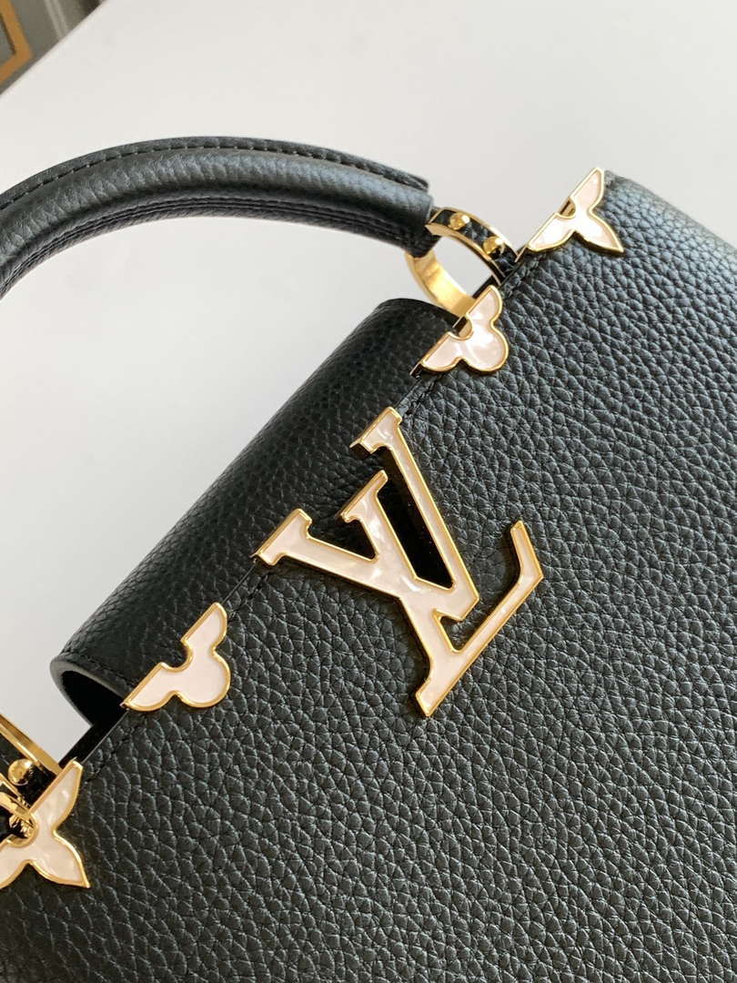 LV M25404 Louis Vuitton Capucines BB Bag Black