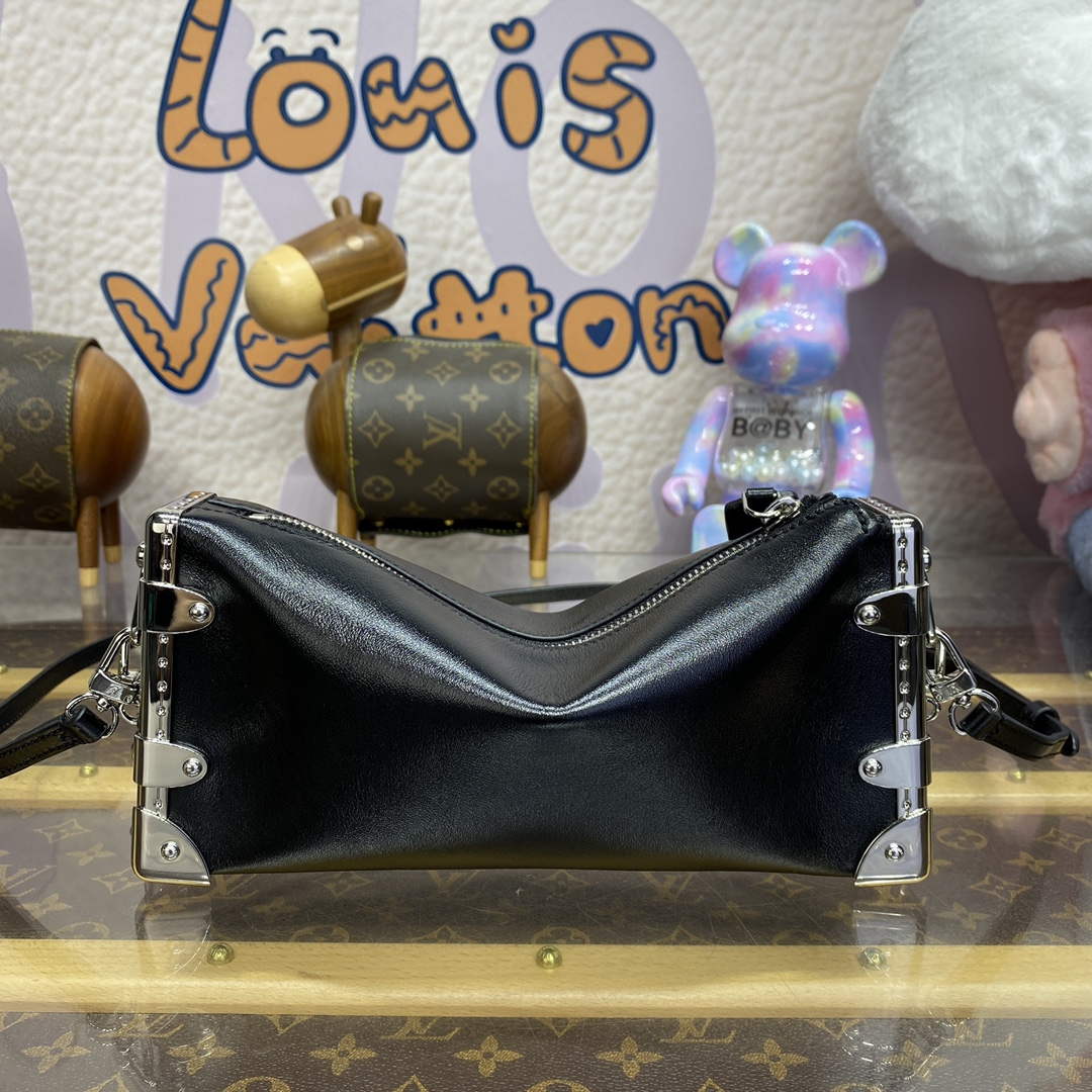 LV M25445 Louis Vuitton Slim Trunk Bag Black - Default Title - View 2