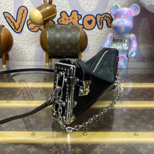 LV M25445 Louis Vuitton Slim Trunk Bag Black - Default Title - View 3