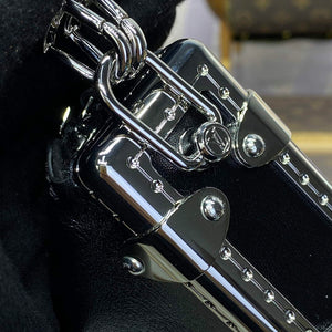 LV M25445 Louis Vuitton Slim Trunk Bag Black - Default Title - View 6