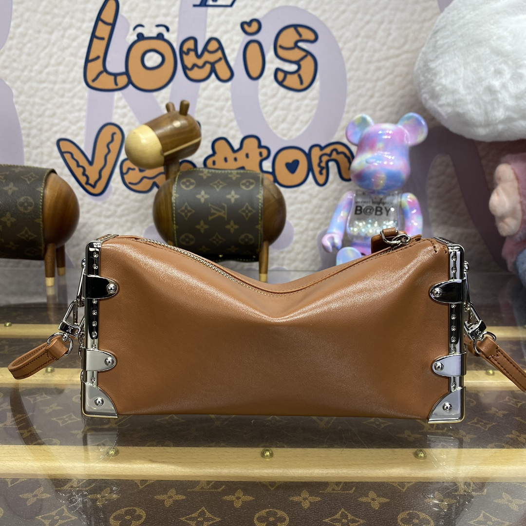 LV M25445 Louis Vuitton Slim Trunk Bag Brown - Default Title - View 2