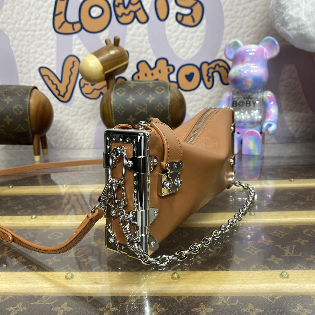 LV M25445 Louis Vuitton Slim Trunk Bag Brown - Default Title - View 3