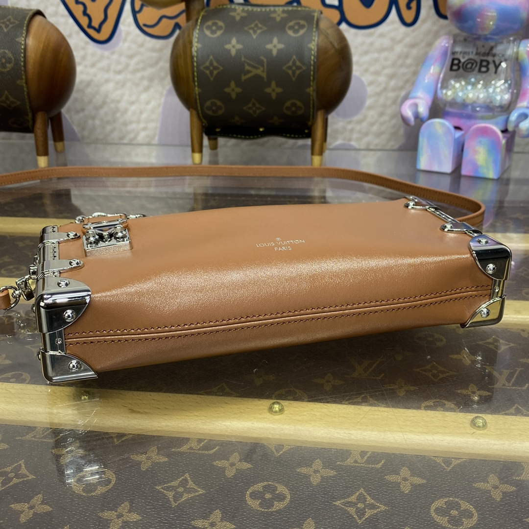 LV M25445 Louis Vuitton Slim Trunk Bag Brown - Default Title - View 4