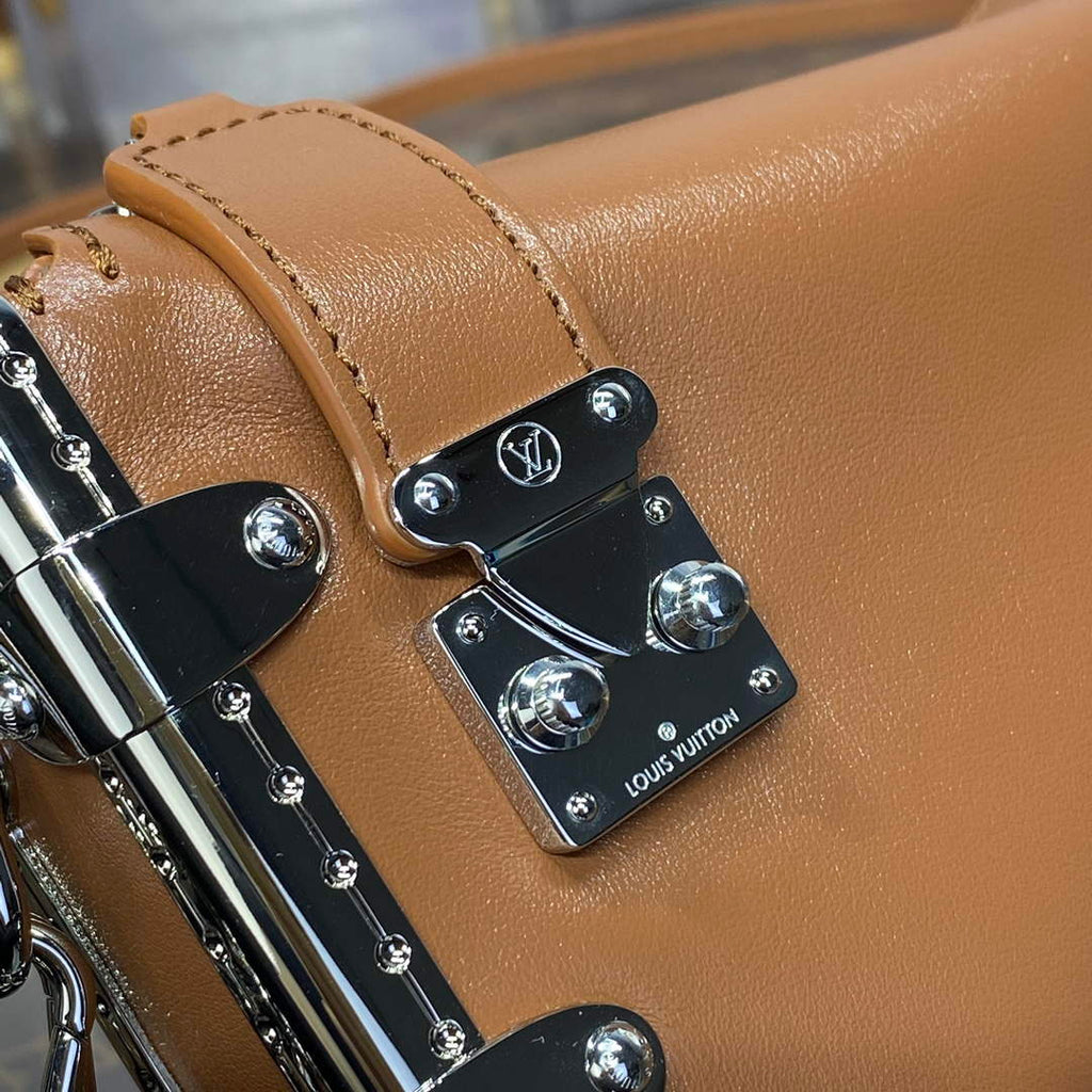 LV M25445 Louis Vuitton Slim Trunk Bag Brown