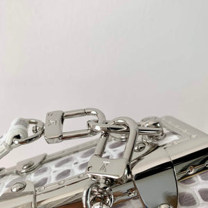 LV M25445 Louis Vuitton Slim Trunk Bag Crocodile Pattern White - Default Title - View 6