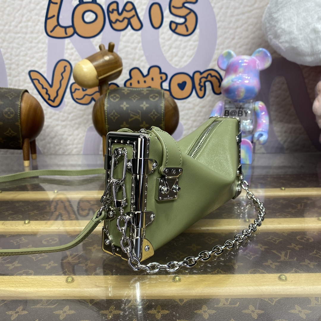 LV M25445 Louis Vuitton Slim Trunk Bag Green - Default Title - View 3
