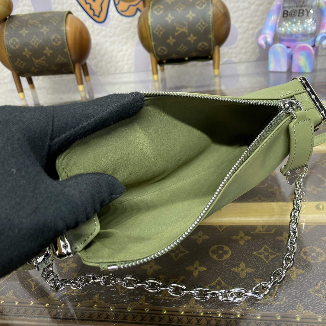 LV M25445 Louis Vuitton Slim Trunk Bag Green - Default Title - View 9