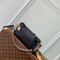 LV M25445 Louis Vuitton Slim Trunk Bag Ostrich Pattern Black - Default Title - View 1