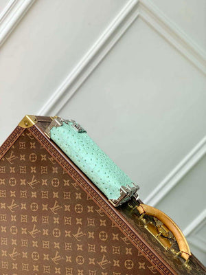 LV M25445 Louis Vuitton Slim Trunk Bag Ostrich Pattern Fruit green - Default Title - View 4
