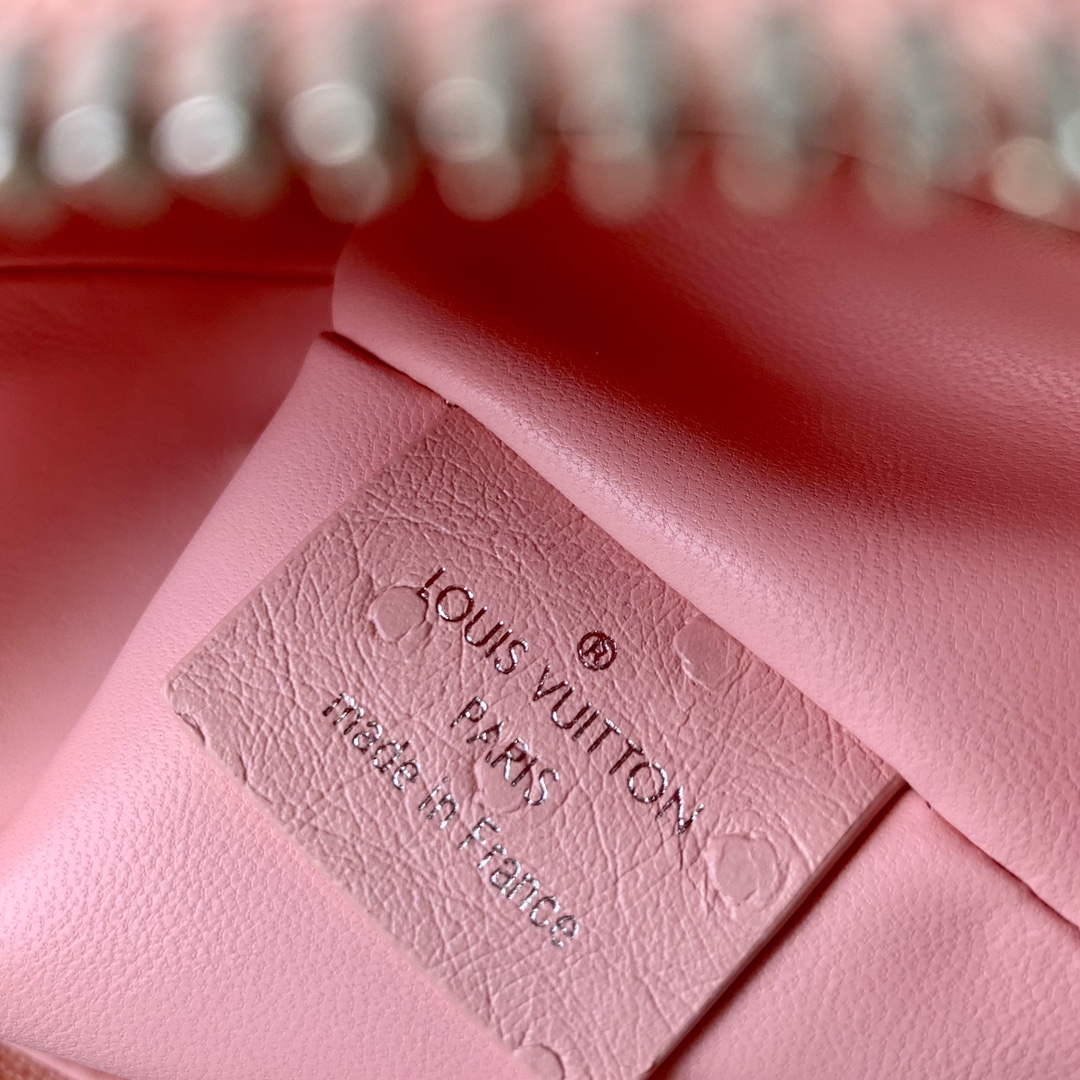 LV M25445 Louis Vuitton Slim Trunk Bag Ostrich Pattern Pink - Default Title - View 8