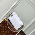LV M25445 Louis Vuitton Slim Trunk Bag Ostrich Pattern White - Default Title - View 1