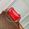 LV M25445 Louis Vuitton Slim Trunk Bag Red - Default Title - View 1