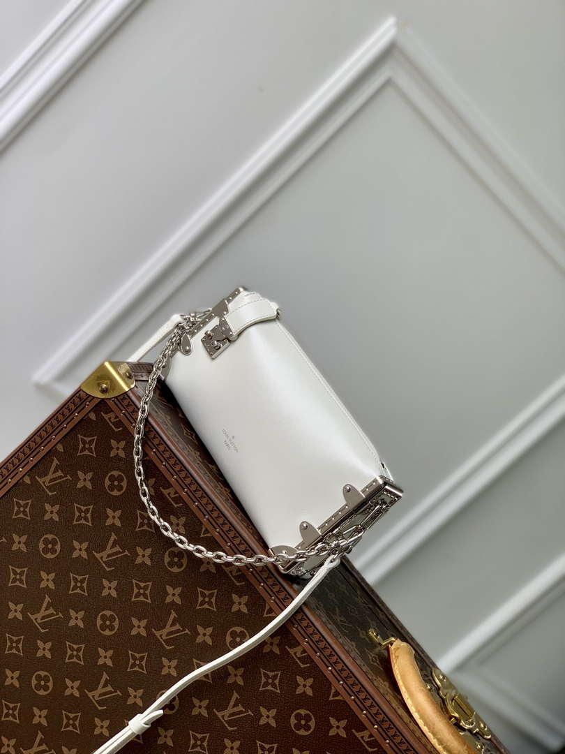 LV M25445 Louis Vuitton Slim Trunk Bag White - Default Title - View 8