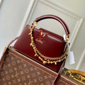 LV M25473 Louis Vuitton Capucines East-West BB Bag Grenat Red