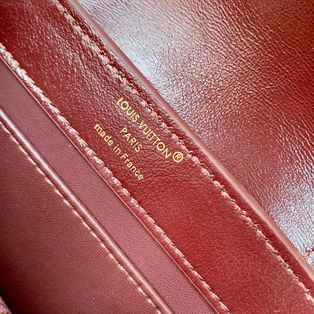 LV M25473 Louis Vuitton Capucines East-West BB Bag Grenat Red