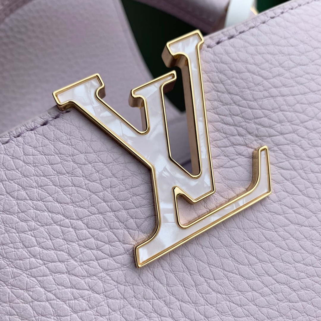 LV M25476 Louis Vuitton Capucines East-West Mini Bag Misty Lilac