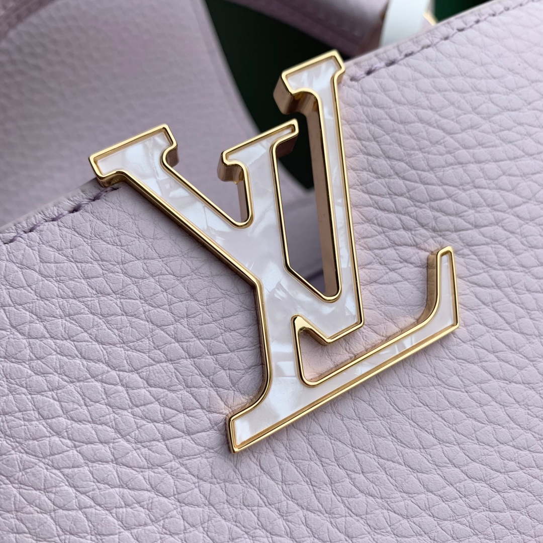 LV M25476 Louis Vuitton Capucines East-West Mini Bag Misty Lilac