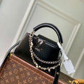 LV M25492 Louis Vuitton Capucines East-West Mini Bag Black