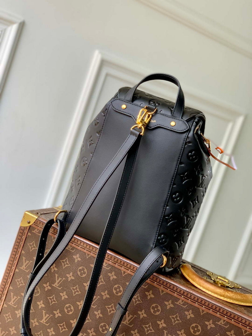 LV M25508 Louis Vuitton Coussin Backpack MM Bag Black