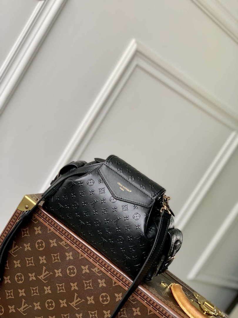LV M25554 Louis Vuitton Odyss¨¦e Handbag Black