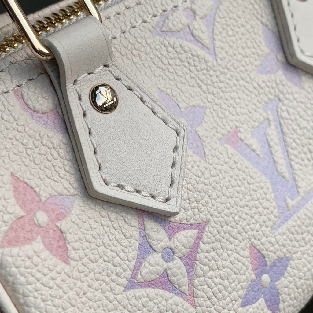 LV M25591 Louis Vuitton Nano Speedy Bag Dream Beige