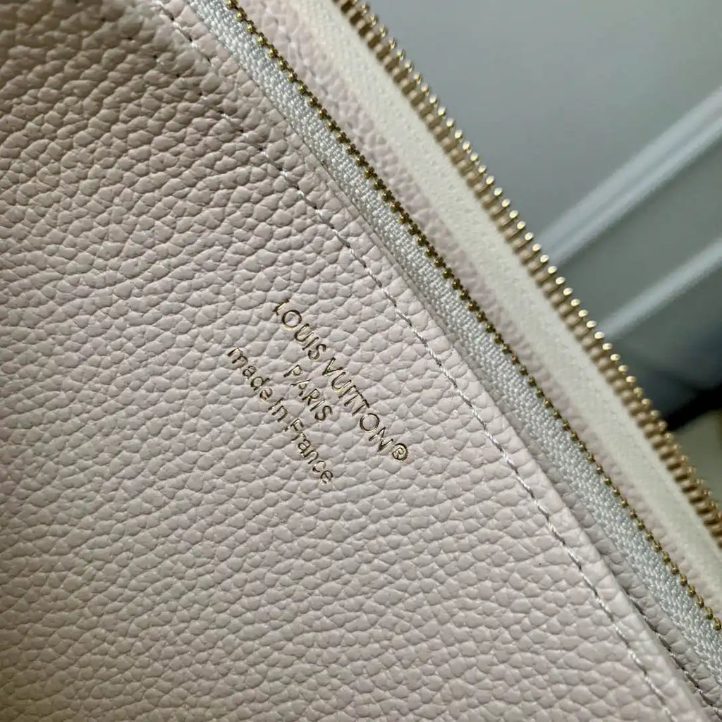 LV M25594 Louis Vuitton Zippy Wallet Monogram Empreinte Dream Beige