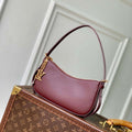 LV M25650 Louis Vuitton Pochette LV BLoom Bag Grenat Red