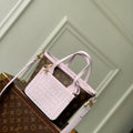 LV M25656 Louis Vuitton Neverfull Bandouliere Inside Out BB Bag Misty Lilac