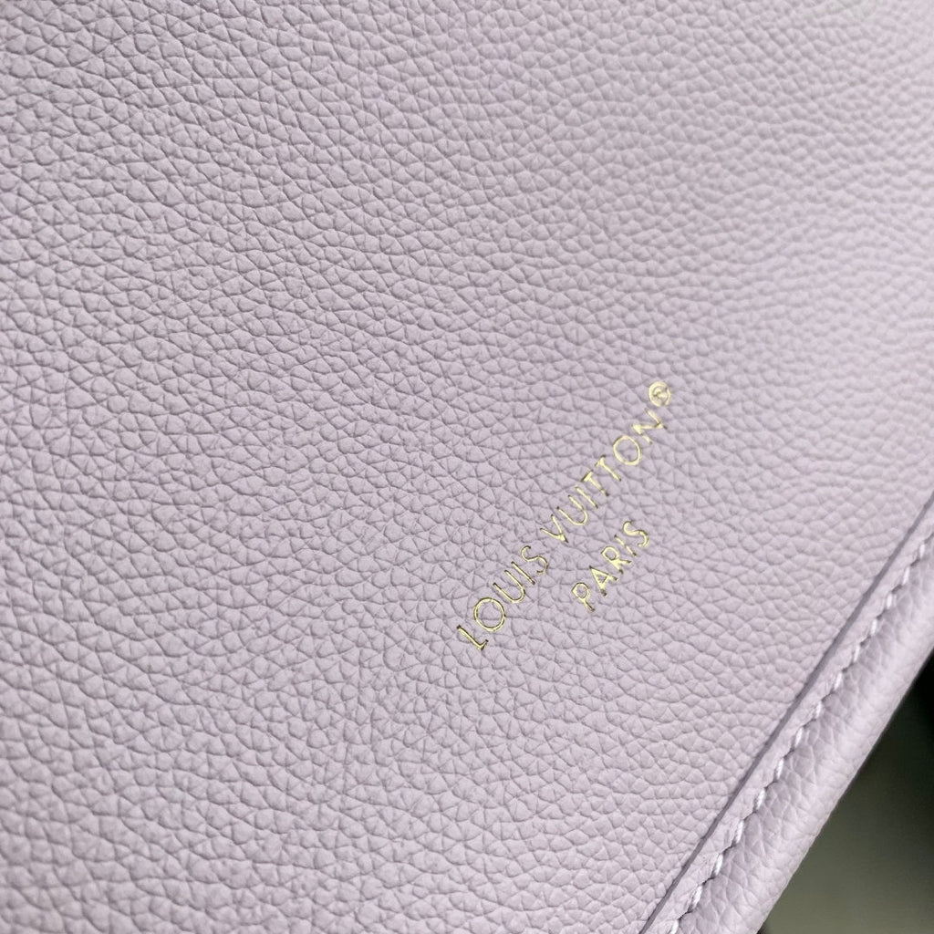 LV M25656 Louis Vuitton Neverfull Bandouliere Inside Out BB Bag Misty Lilac