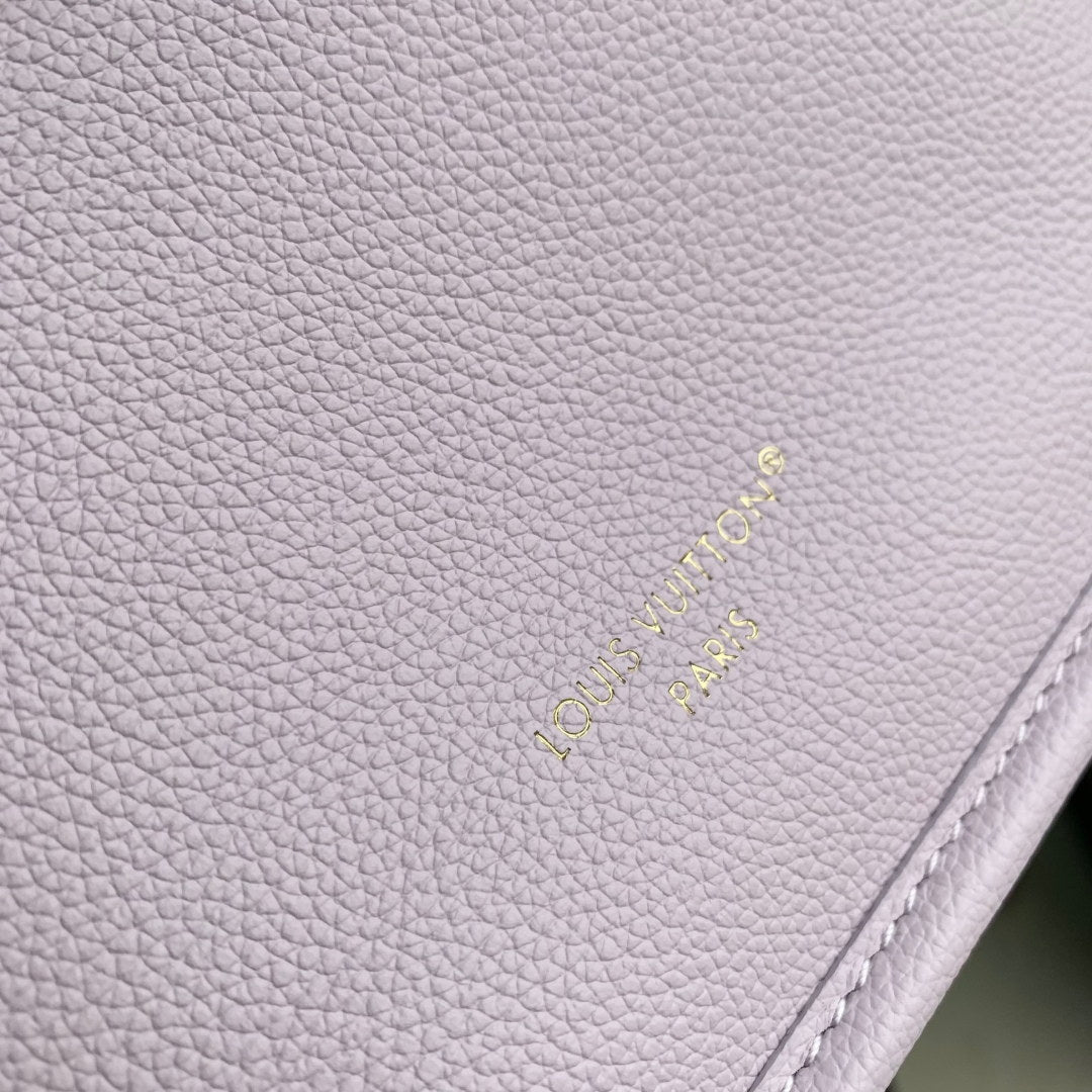 LV M25656 Louis Vuitton Neverfull Bandouliere Inside Out BB Bag Misty Lilac