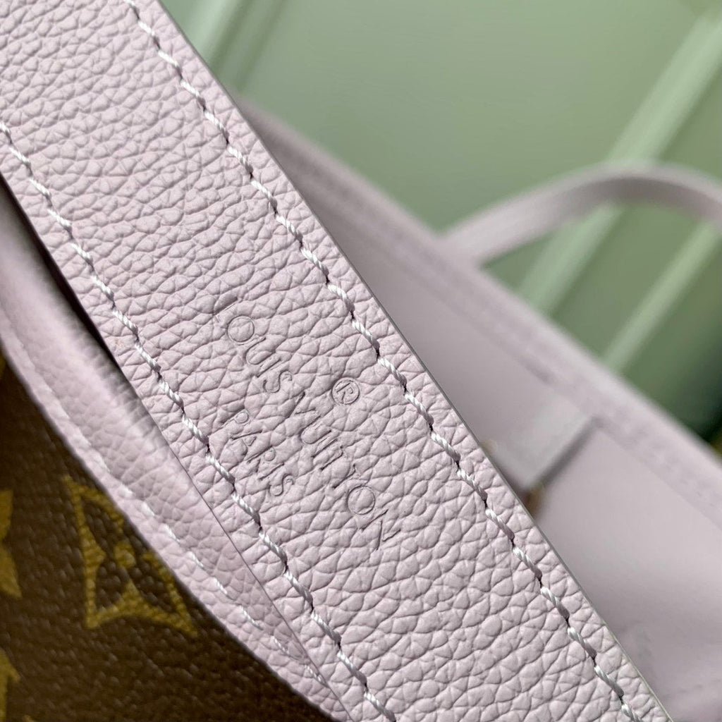 LV M25656 Louis Vuitton Neverfull Bandouliere Inside Out BB Bag Misty Lilac