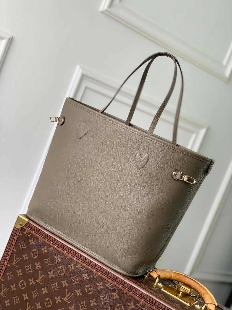 LV M25664 Louis Vuitton Neverfull Inside Out MM Bag Smoke