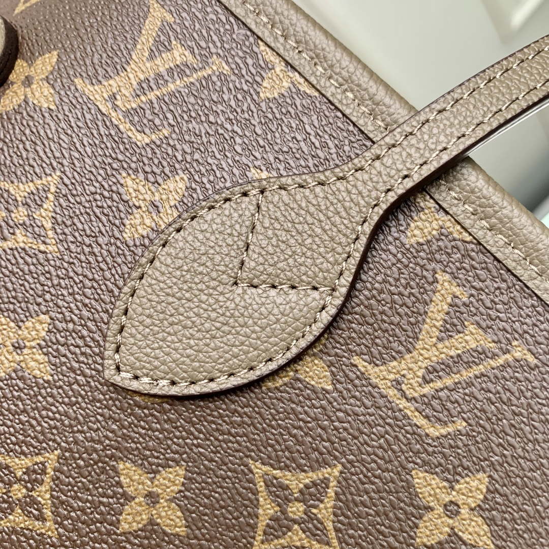 LV M25664 Louis Vuitton Neverfull Inside Out MM Bag Smoke